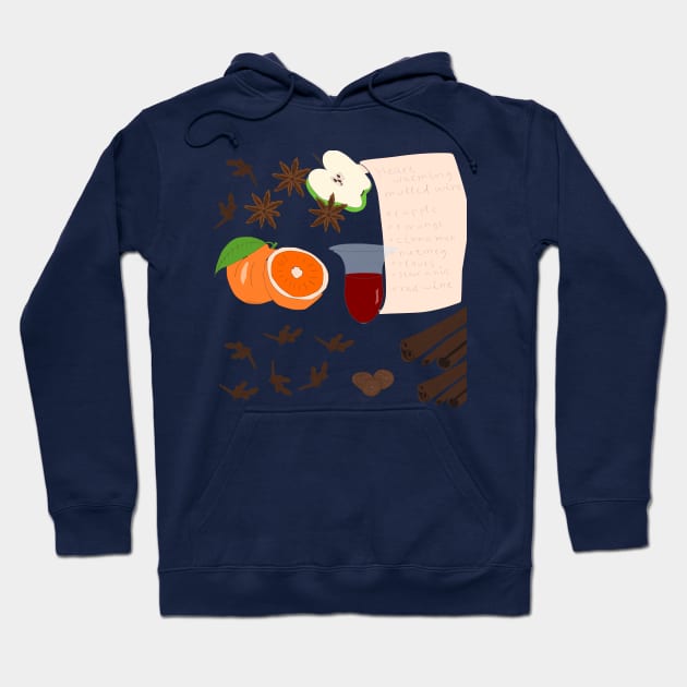 heartwarming mulled wine Hoodie by ellen